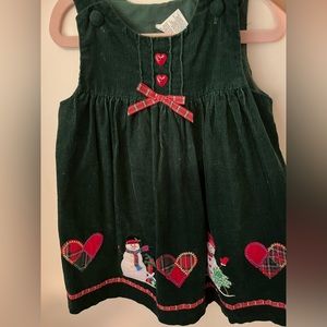 Toddler holiday jumper dress- 3T
